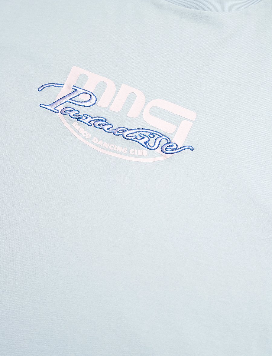 Mads Nørgaard - Cotton Jersey Dassel Tee - t-shirts - ballad blue - 2