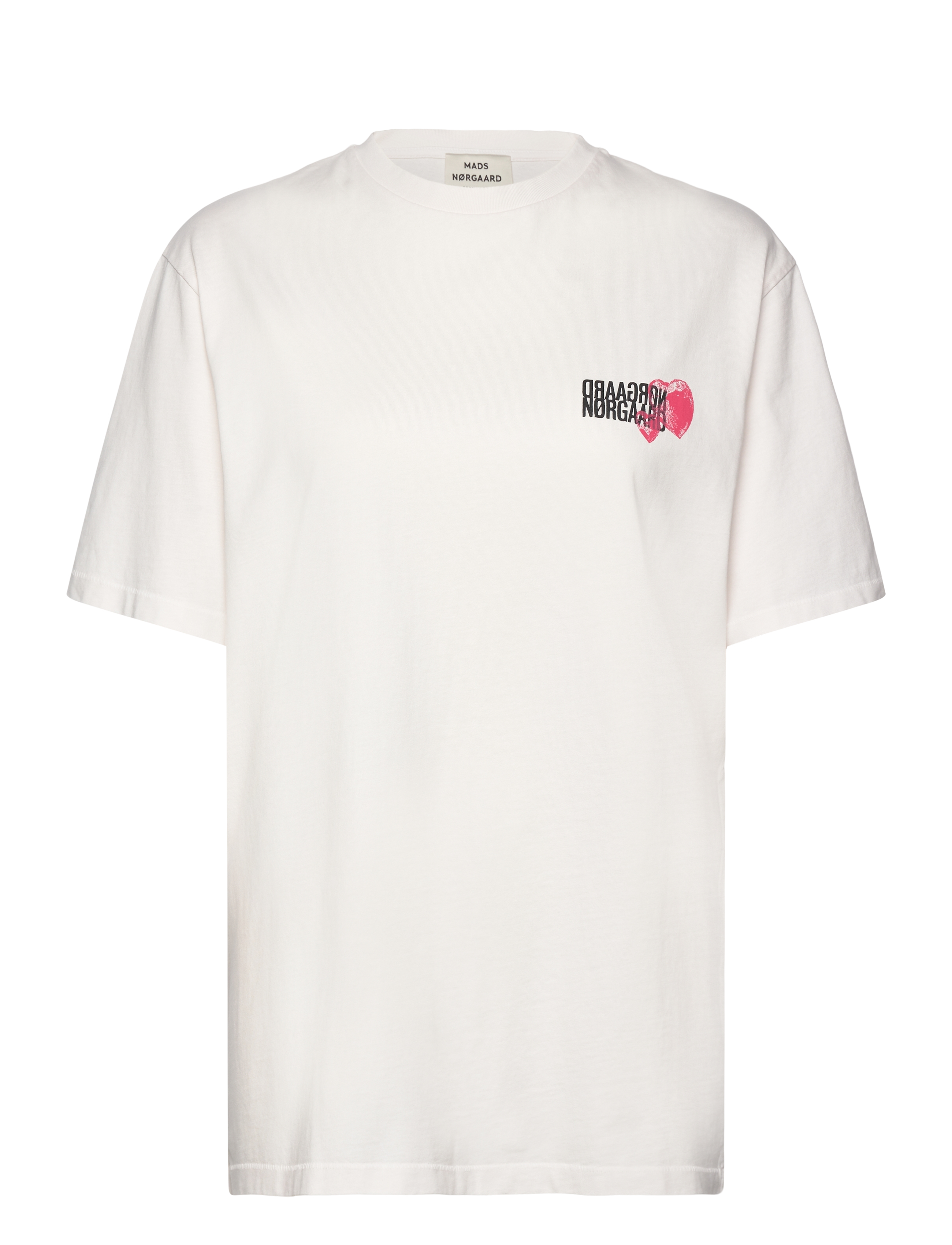 Mads Nørgaard Cotton Jersey Dassel Tee - Tøj - SNOW WHITE / white
