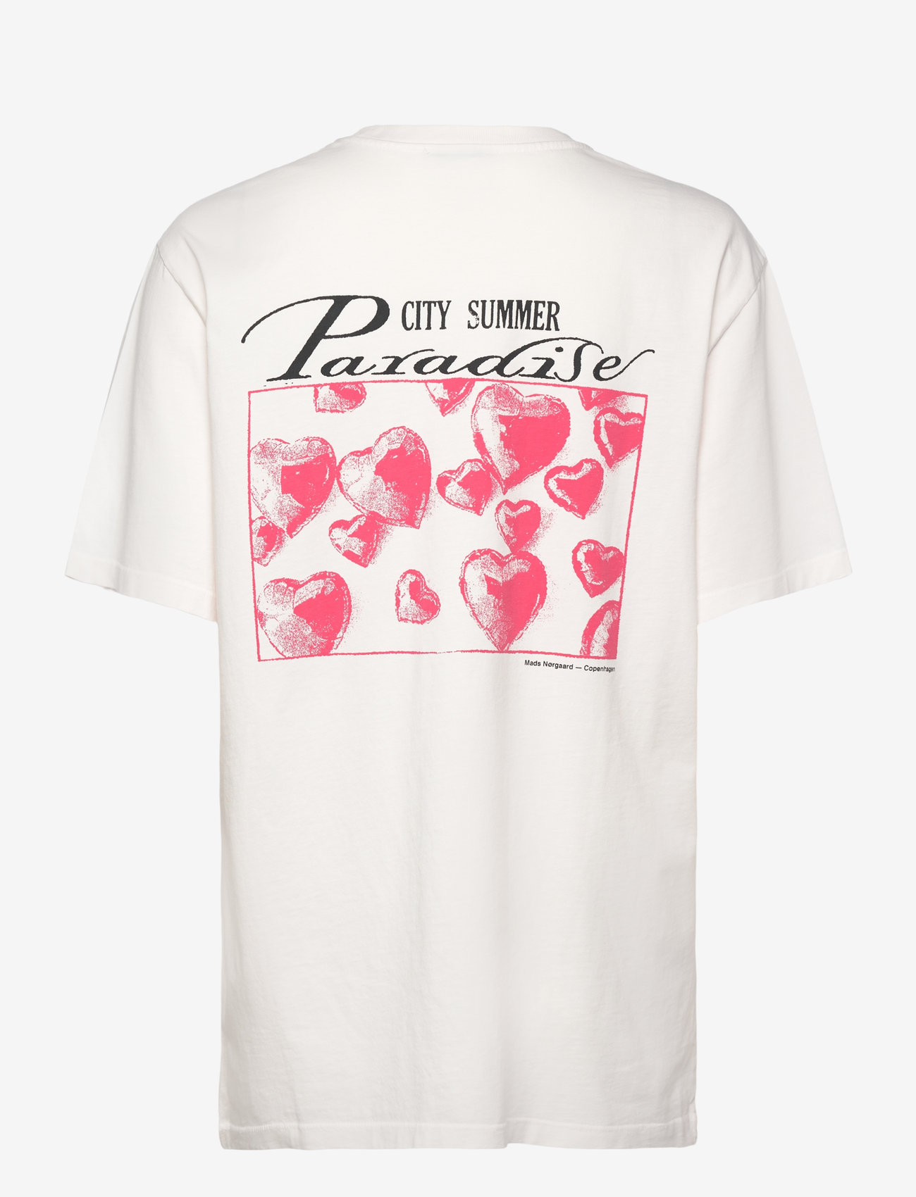 Mads Nørgaard - Cotton Jersey Dassel Tee - t-shirts - snow white - 1