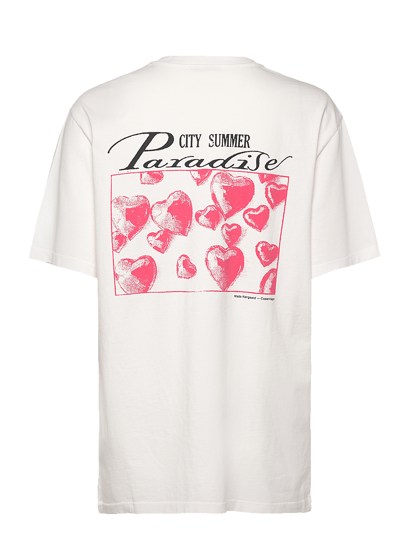 Mads Nørgaard - Cotton Jersey Dassel Tee - t-shirts - snow white - 1