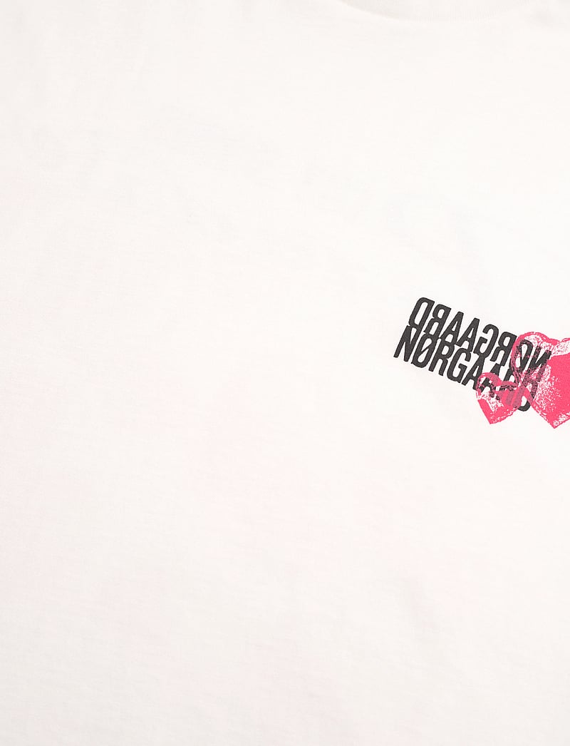 Mads Nørgaard - Cotton Jersey Dassel Tee - t-shirts - snow white - 2