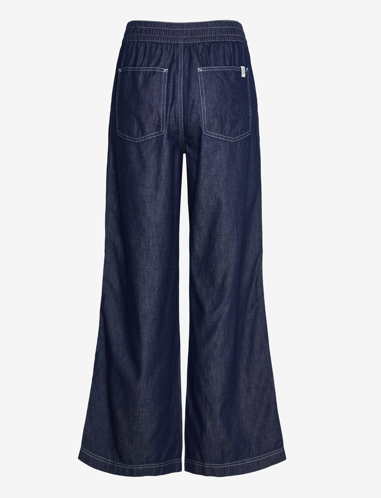 Mads Nørgaard - Air Denim Sotem Pants - brede jeans - dark blue denim - 1