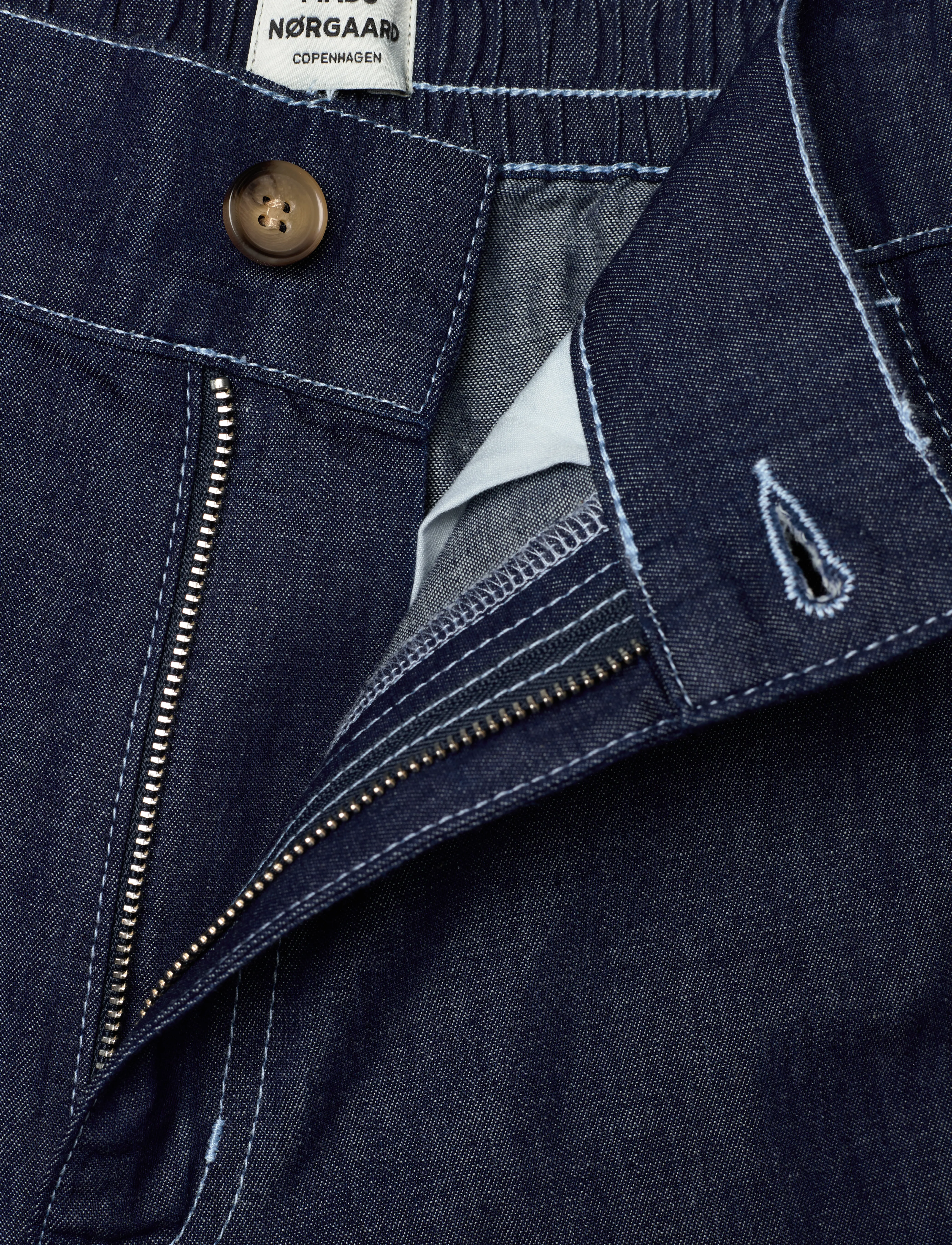 Mads Nørgaard - Air Denim Sotem Pants - dark blue denim - 3
