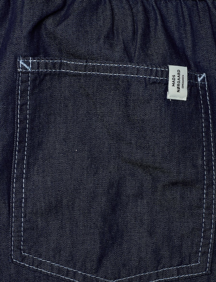 Mads Nørgaard - Air Denim Sotem Pants - szerokie dżinsy - dark blue denim - 4