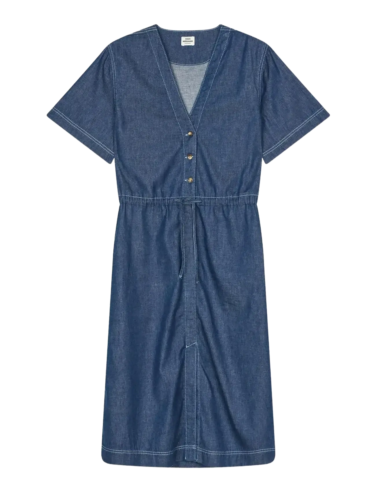 MADS NØRGAARD Air Denim Sanne Kleid Blau - 34 - Damen