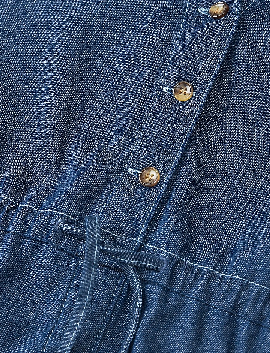 Mads Nørgaard - Air Denim Sanne Dress - jeanskleider - dark blue denim - 1