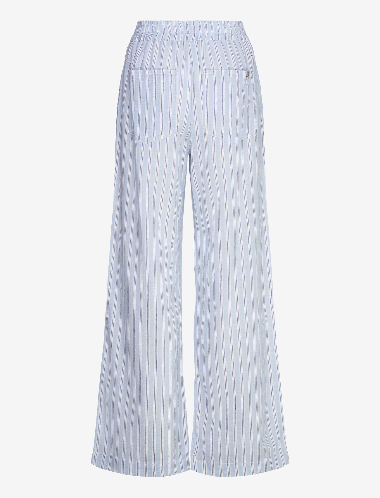Mads Nørgaard - Colin YD Tonya Pants - linnebyxor - pinstripe/powder blue - 1