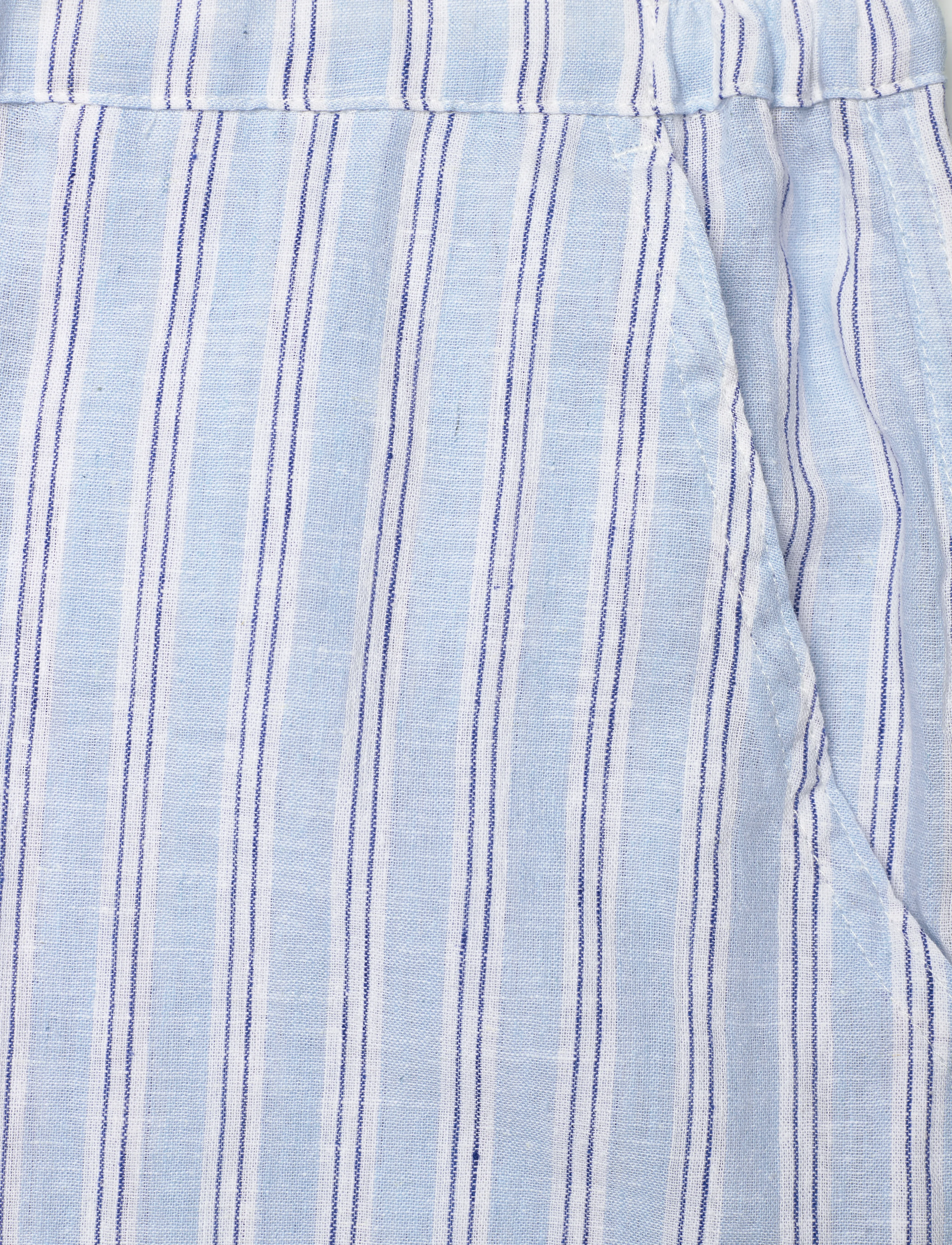 Mads Nørgaard - Colin YD Tonya Pants - linased püksid - pinstripe/powder blue - 2