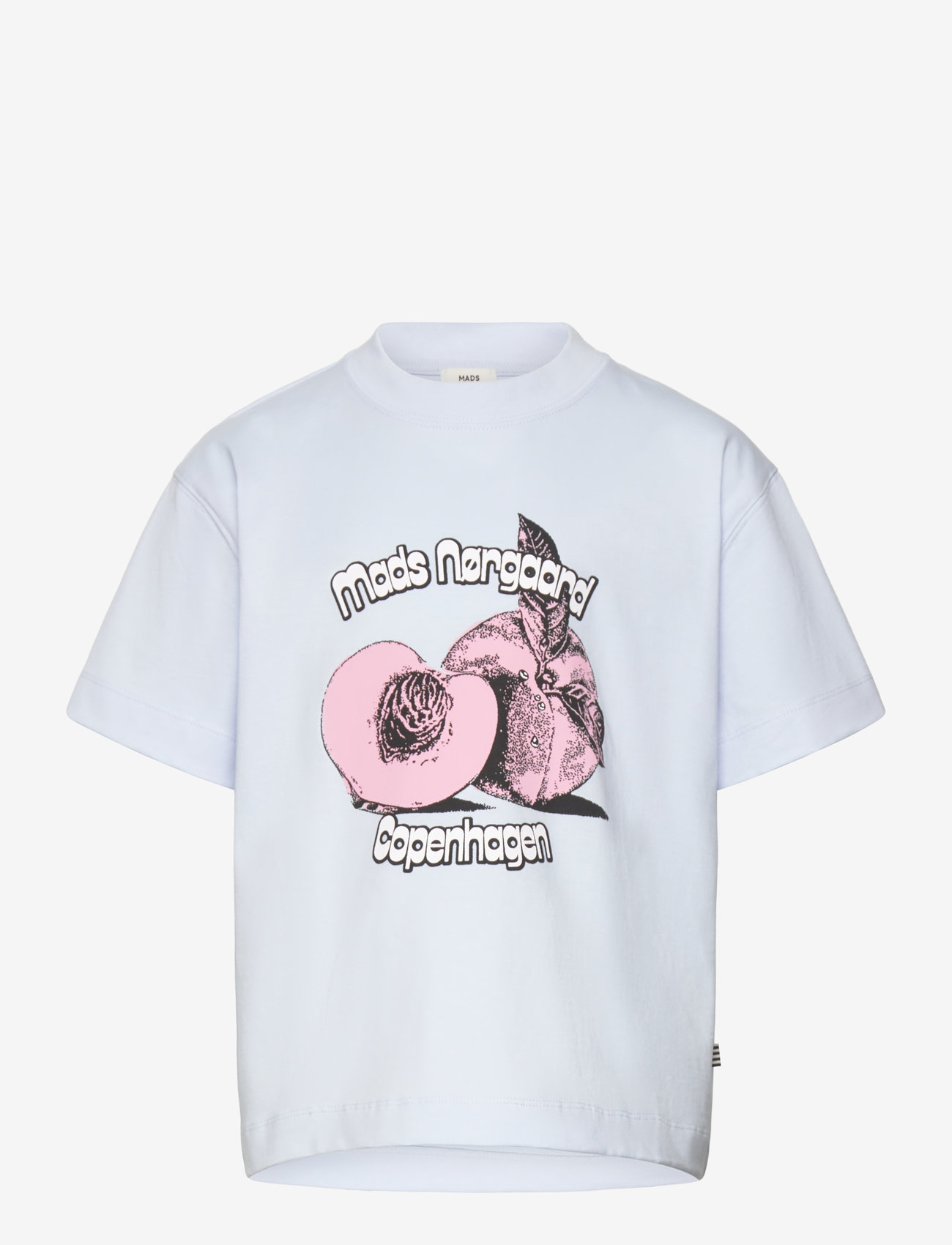 Mads Nørgaard - Dry Single Tristi Tee - herbstliche kleidung - ballad blue - 0