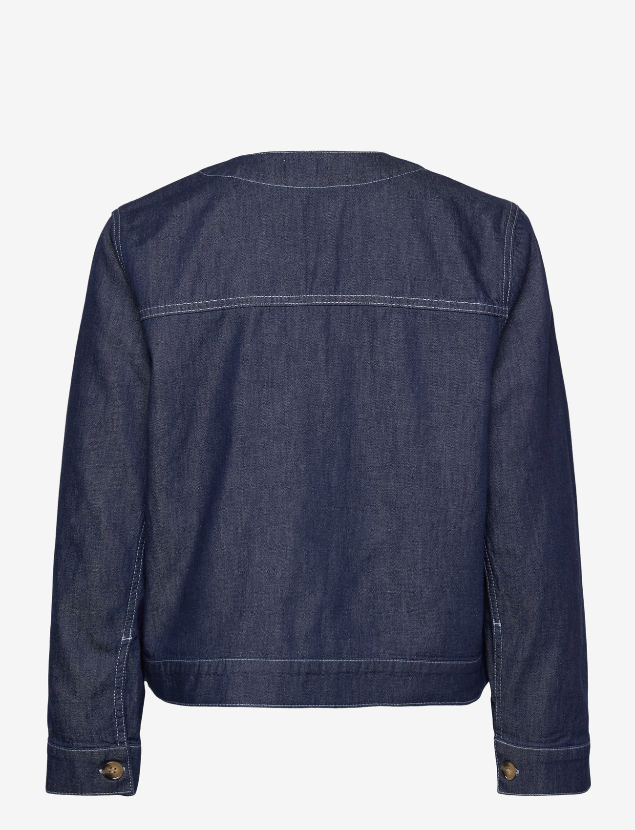 Mads Nørgaard - Air Denim Pil Jacket - moetrendid - dark blue denim - 1