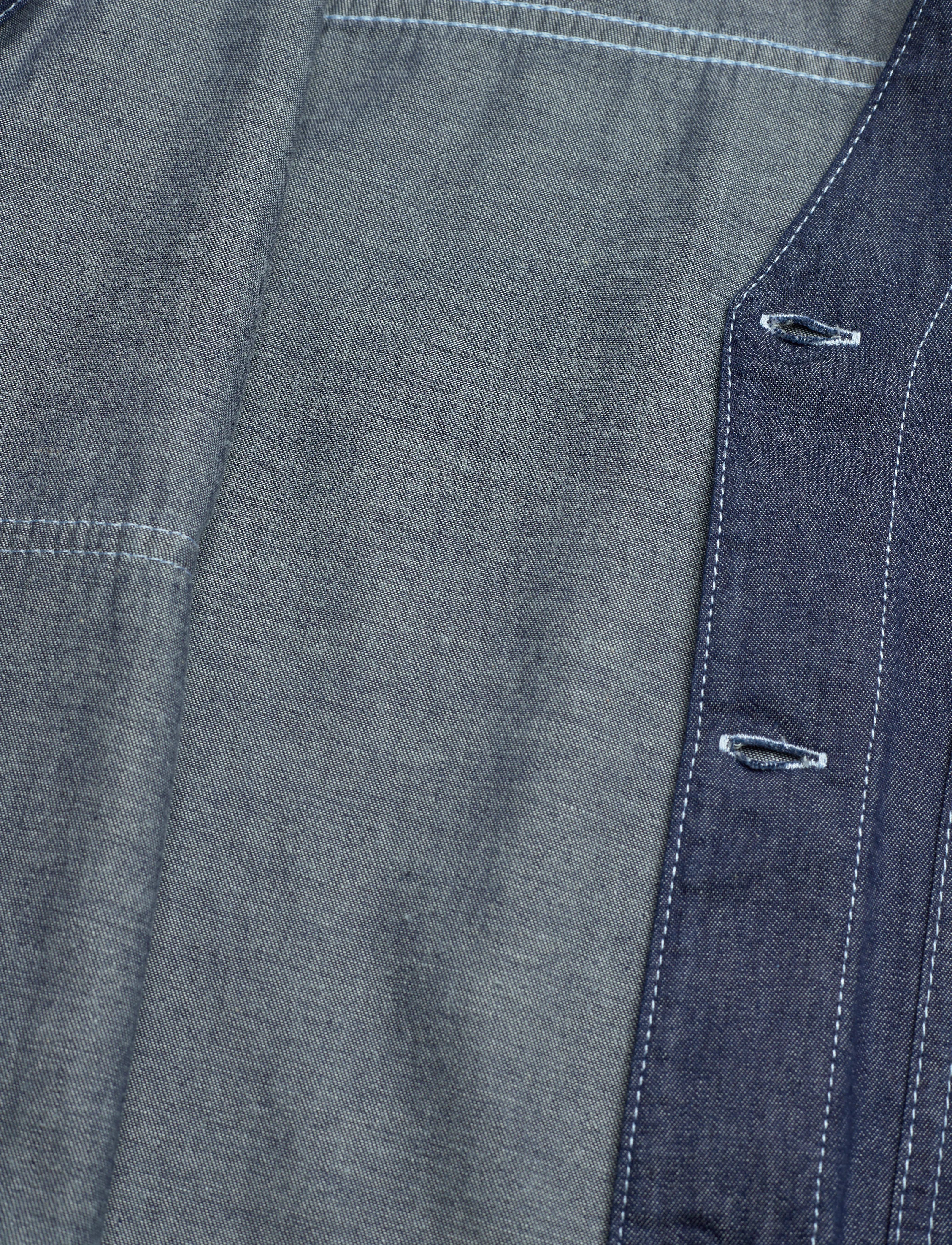 Mads Nørgaard - Air Denim Pil Jacket - overshirts - dark blue denim - 4
