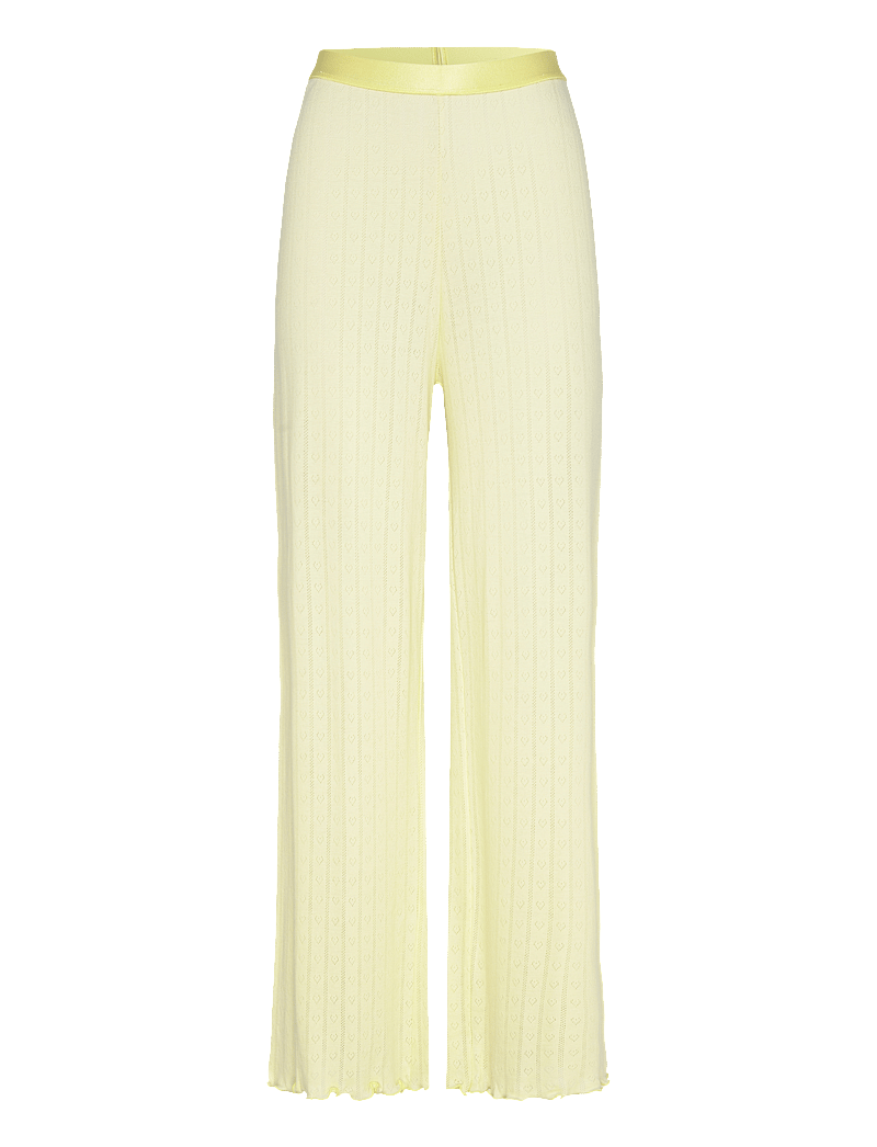 Mads Nørgaard - Pointella Volan Pants - straight leg hosen - tender yellow - 0