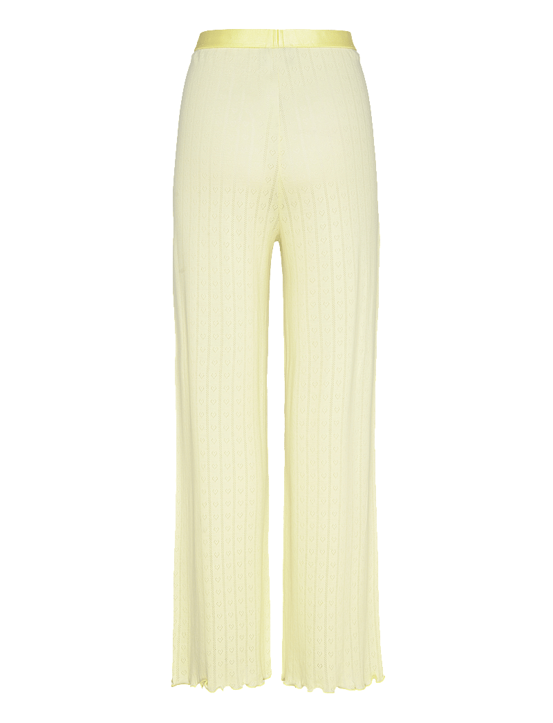 Mads Nørgaard - Pointella Volan Pants - straight leg hosen - tender yellow - 1