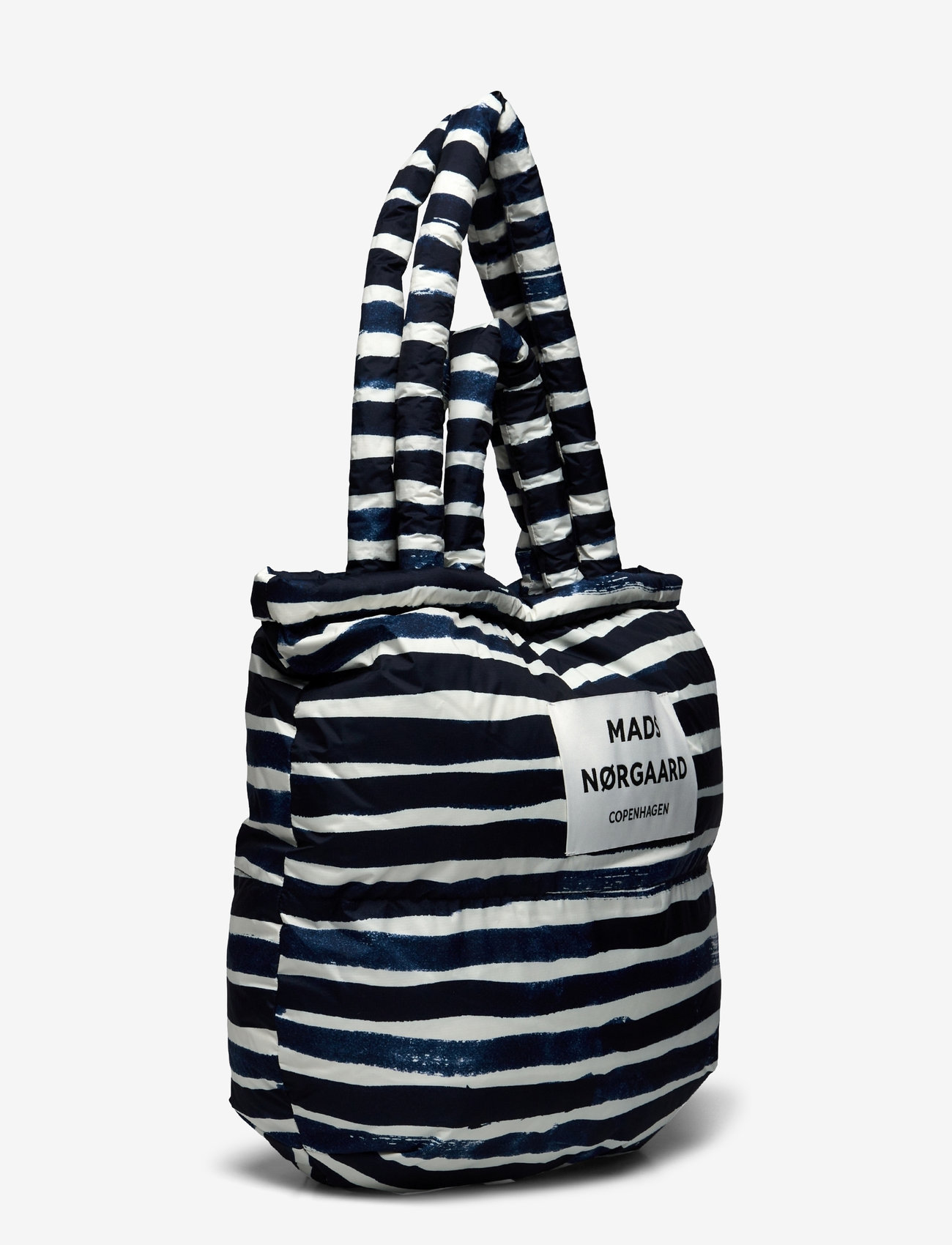 Mads Nørgaard - Recycle Pillow AOP Bag - tote bags - aop stripe/parisian night - 2