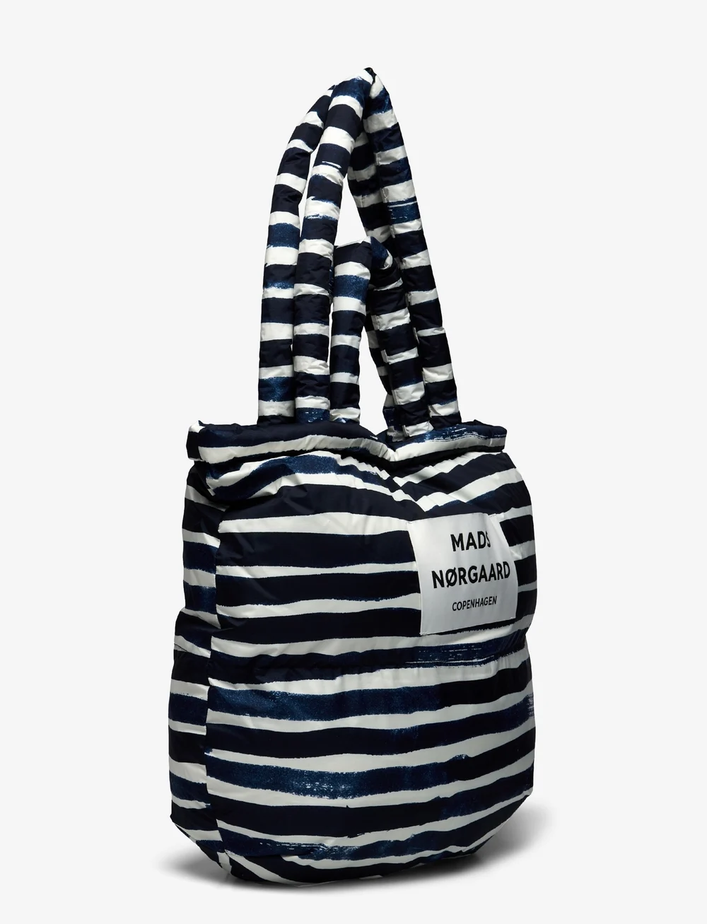 Mads Nørgaard - Recycle Pillow AOP Bag - totes - aop stripe/parisian night - 2