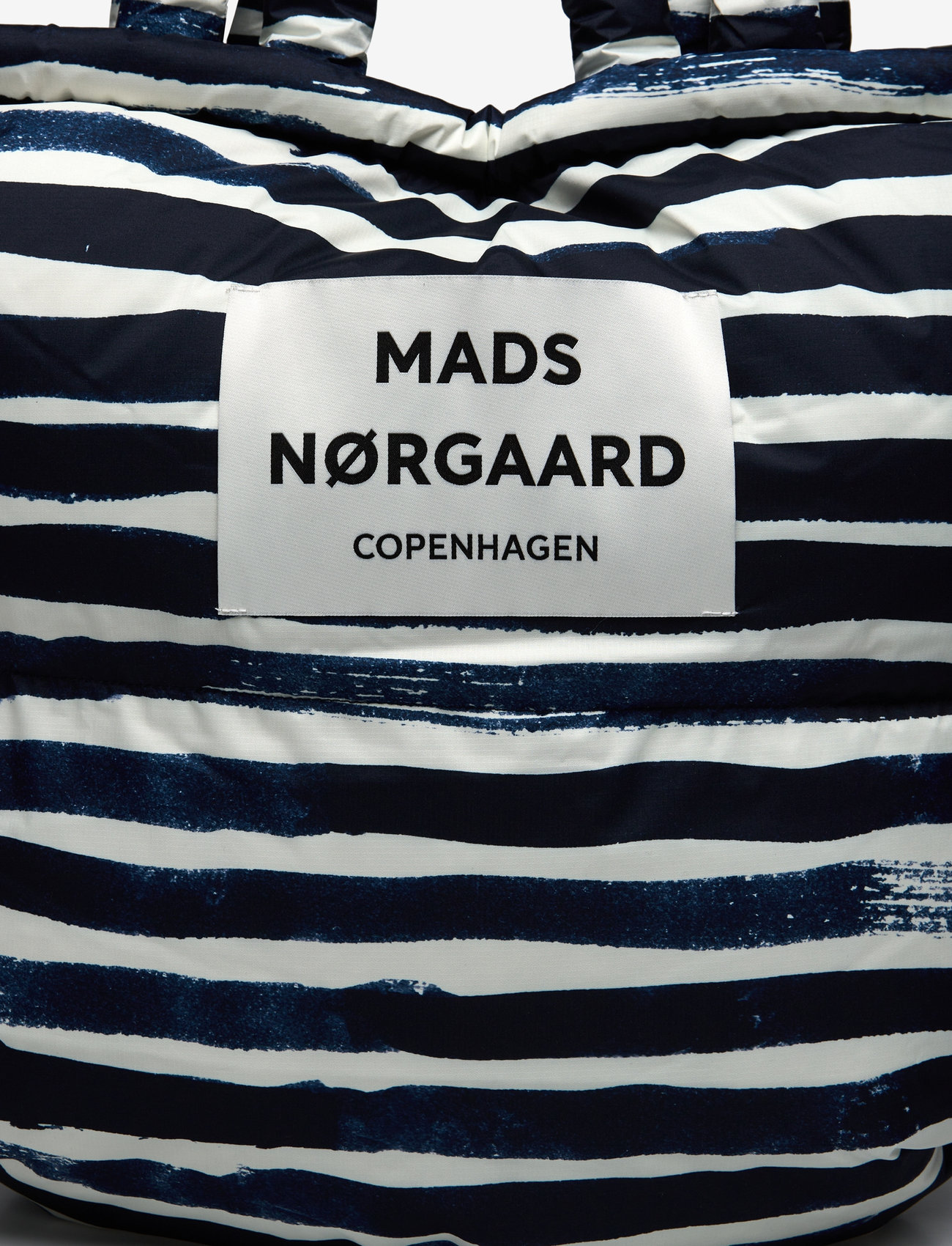 Mads Nørgaard - Recycle Pillow AOP Bag - tote bags - aop stripe/parisian night - 3