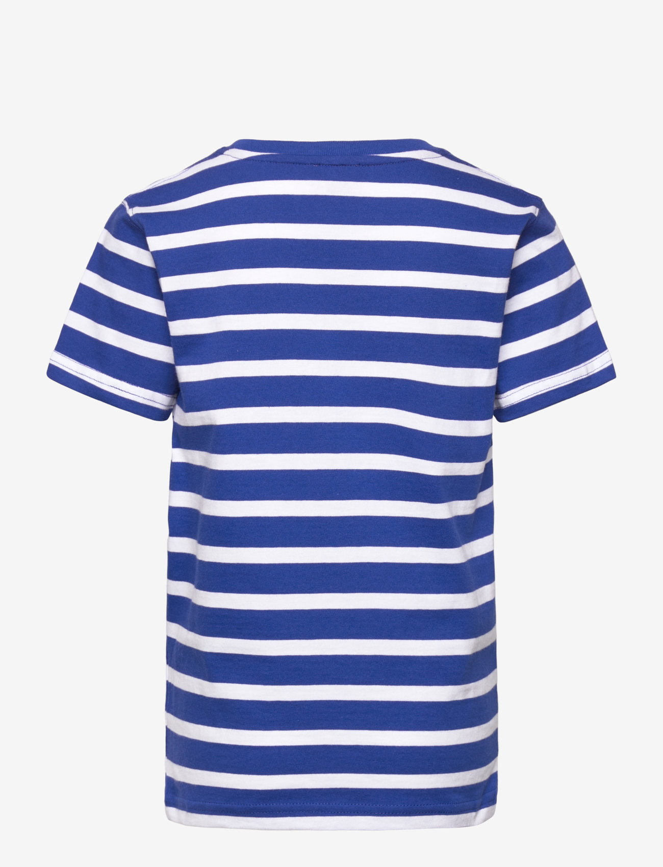 Mads Nørgaard - Cotton Jersey Stripe Thorlino Tee - surf the web/white - 1