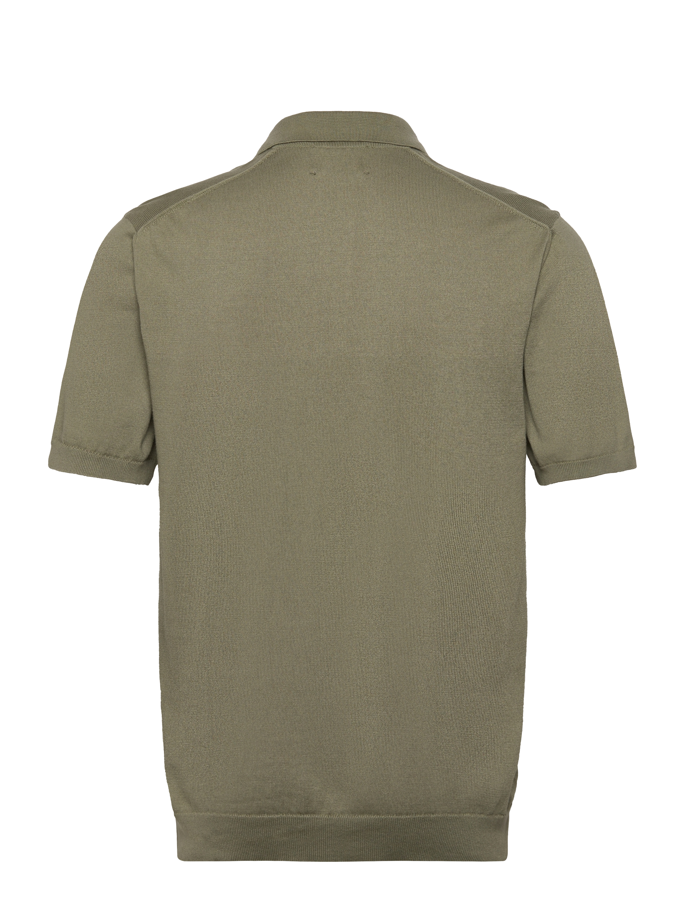 Mads Nørgaard - Tight Cotton Tristan Knit SS - oil green - 1