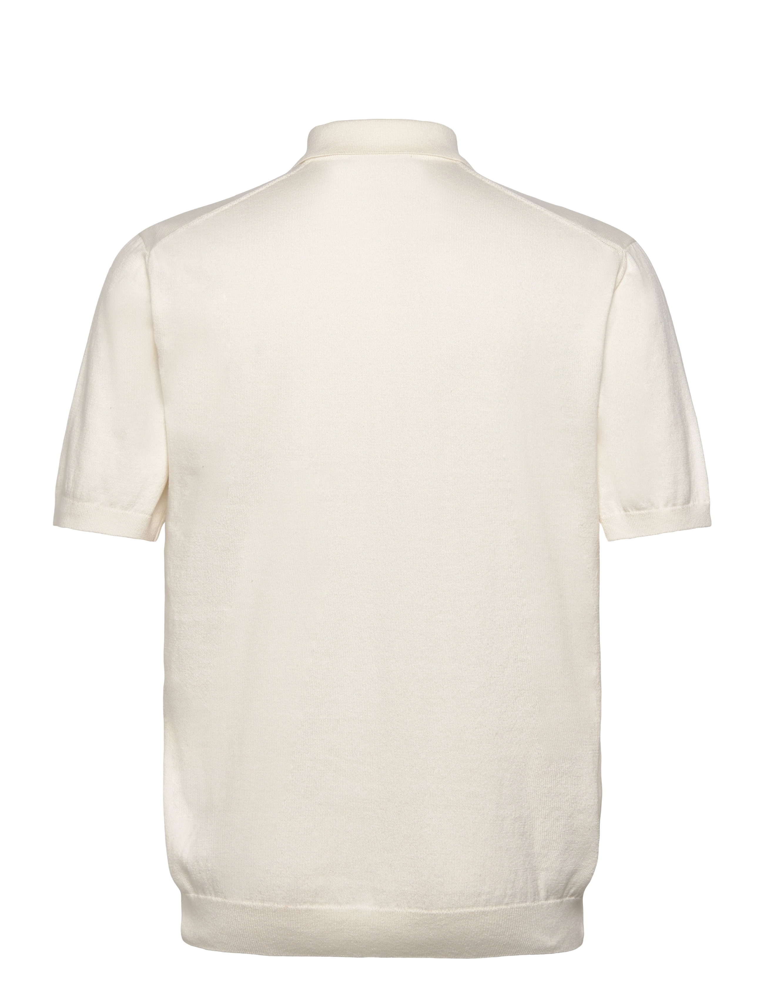 Mads Nørgaard - Tight Cotton Tristan Knit SS - vanilla ice - 1