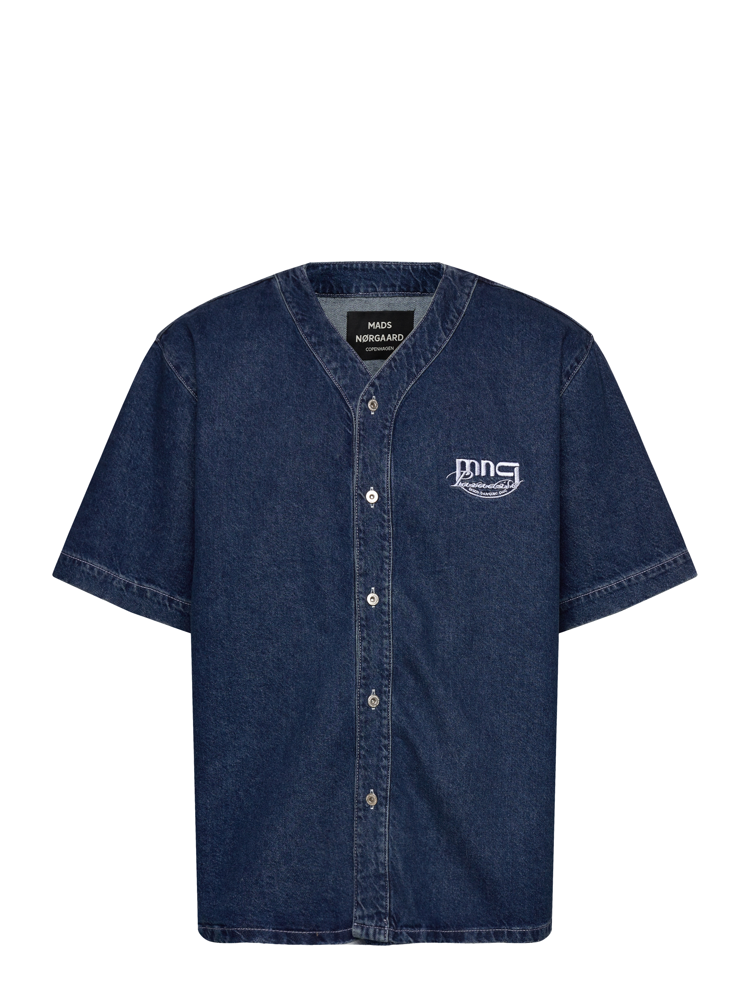 MADS NØRGAARD Texas Paradise Shirt Blau - M - Herren