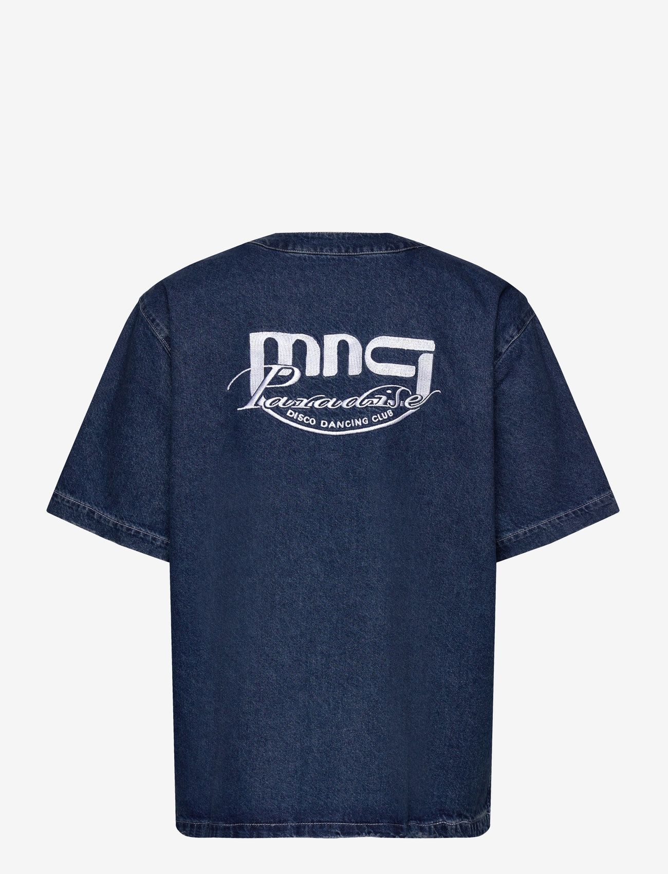 Mads Nørgaard - Texas Paradise Shirt - kurzarmhemden - blue wash - 1