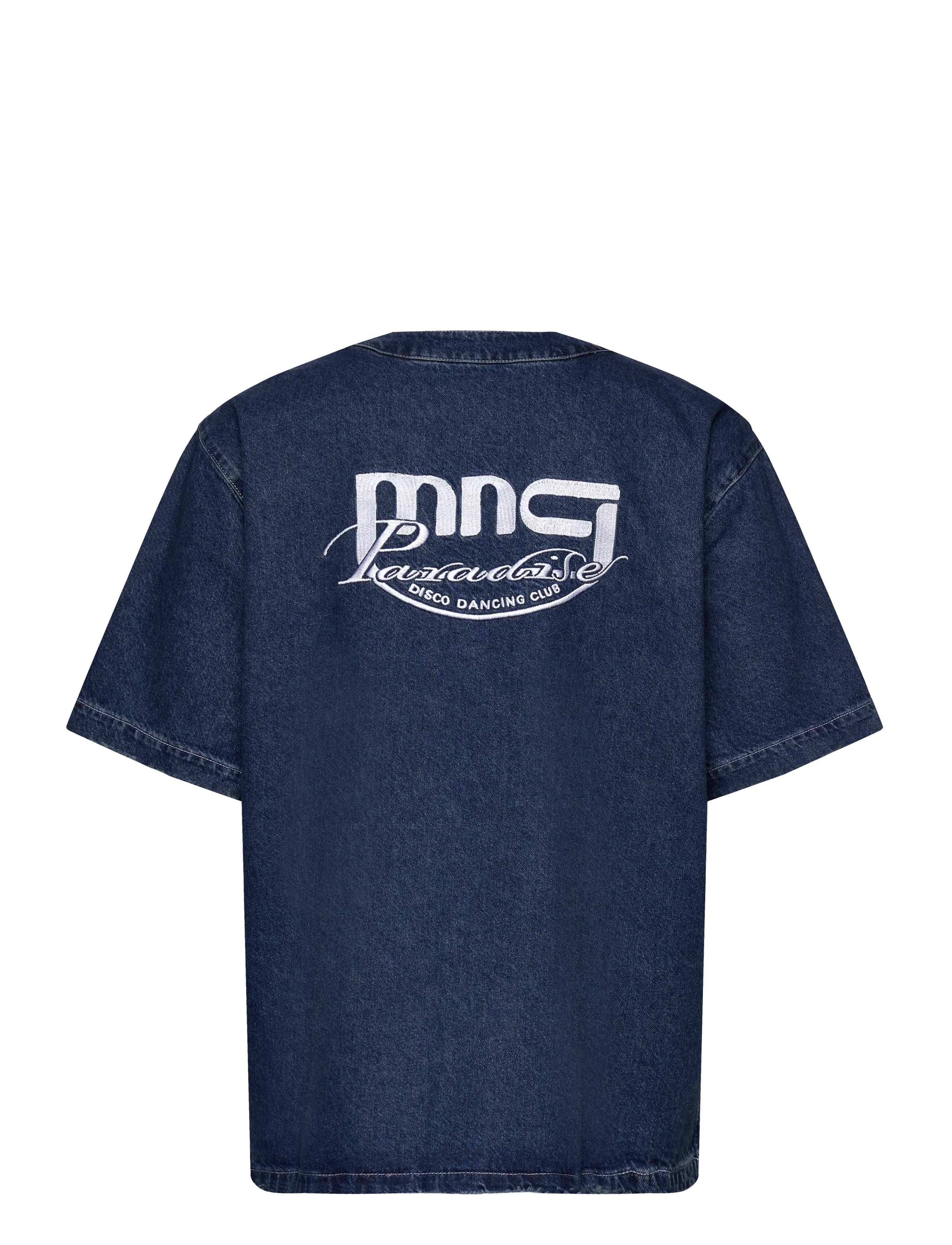 Mads Nørgaard - Texas Paradise Shirt - short-sleeved shirts - blue wash - 1