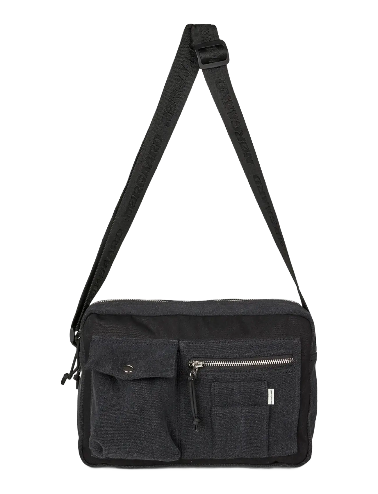 Mads Nørgaard Copo Denim Cappa Bag - Crossbody Bags - BLACK/BLACK / black