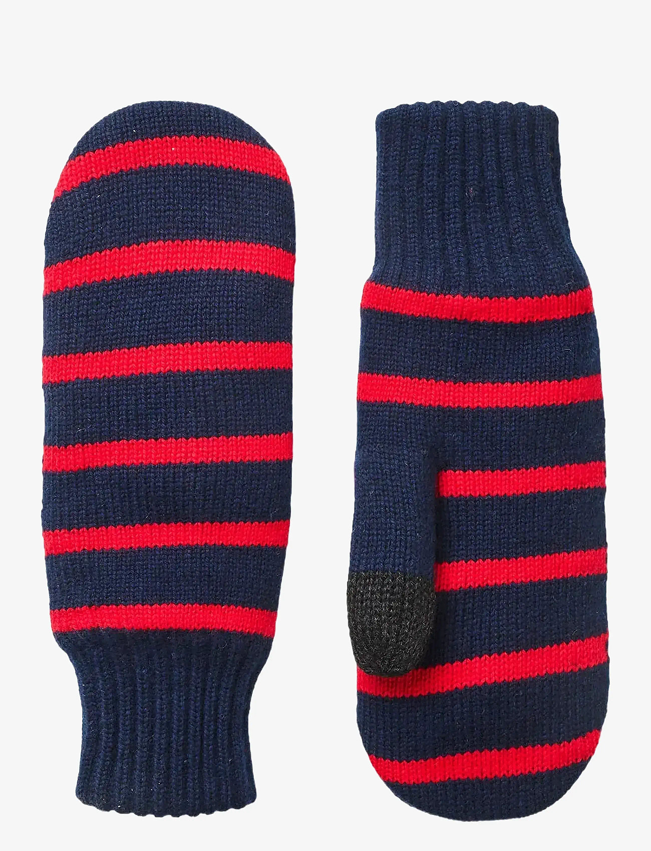 Mads Nørgaard - Work Wool Milo Mitten - accessoires - parisian night/high risk red - 0