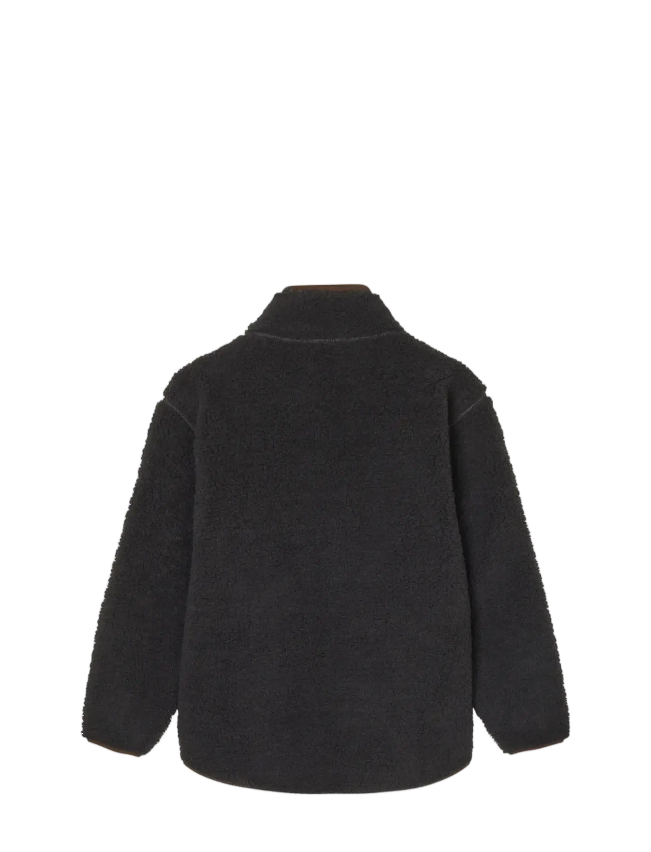Mads Nørgaard - Teddy Fleece  Jeffo Jacket - fleece jackets - jet black - 1
