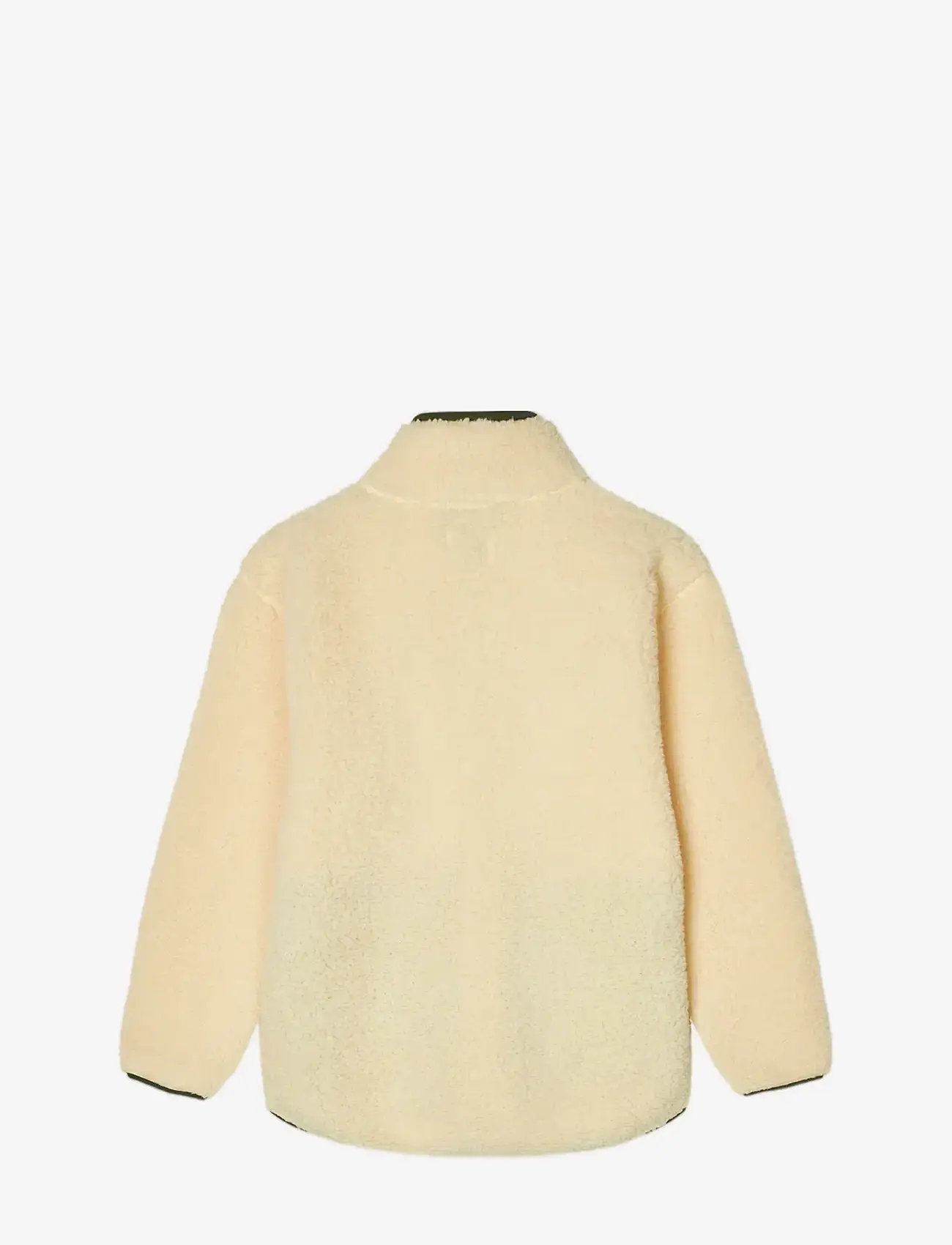 Mads Nørgaard - Teddy Fleece  Jeffo Jacket - fleecejakker - vanilla custard - 1
