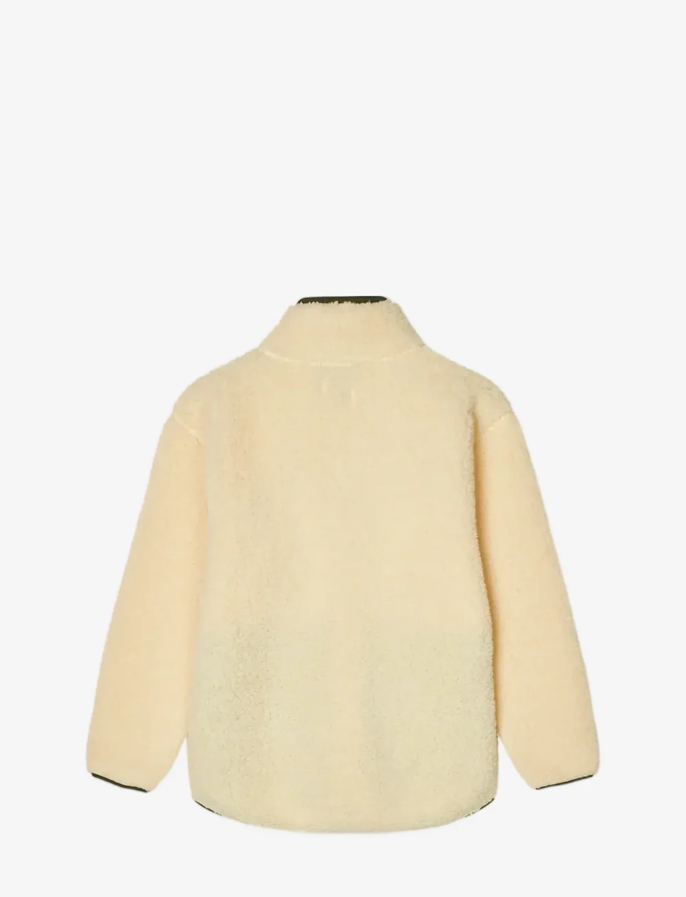 Mads Nørgaard - Teddy Fleece Jeffo Jacket - fleecejackor - vanilla custard - 1