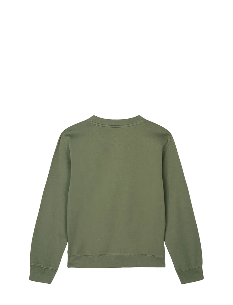 Mads Nørgaard - Light Terry Solo Sweatshirt - sweatshirts - four leaf clover - 1