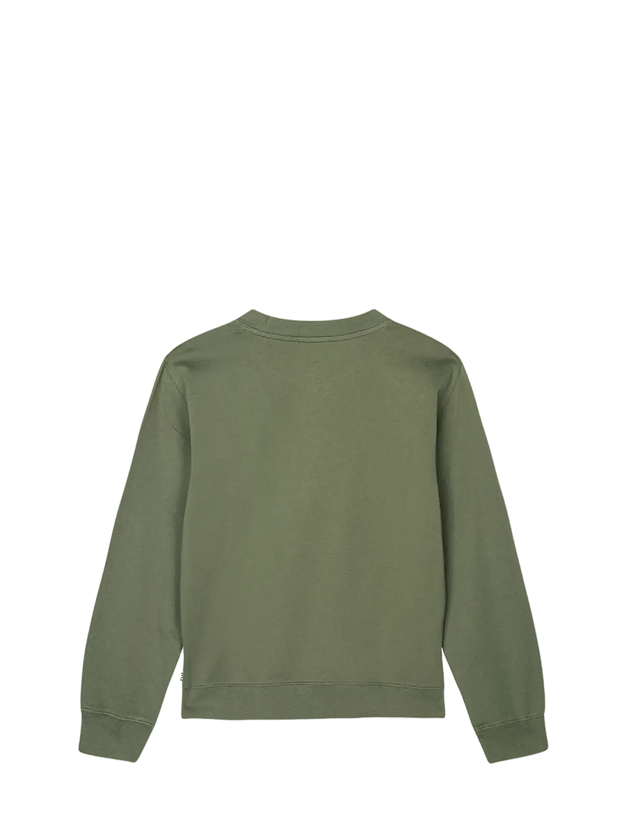 Mads Nørgaard - Light Terry Solo Sweatshirt - sweatshirts - four leaf clover - 1