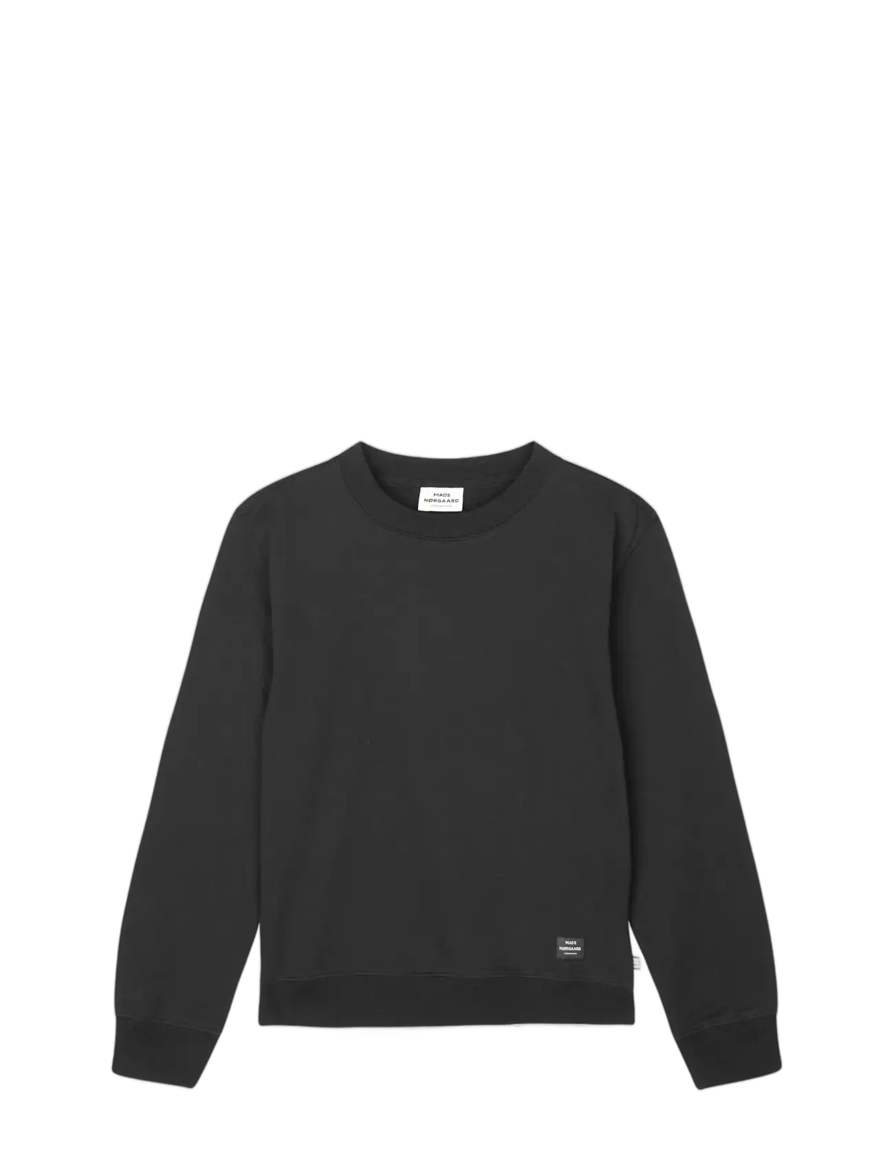 Mads Nørgaard Light Terry Solo Sweatshirt - Mads Nørgaard - JET BLACK / black