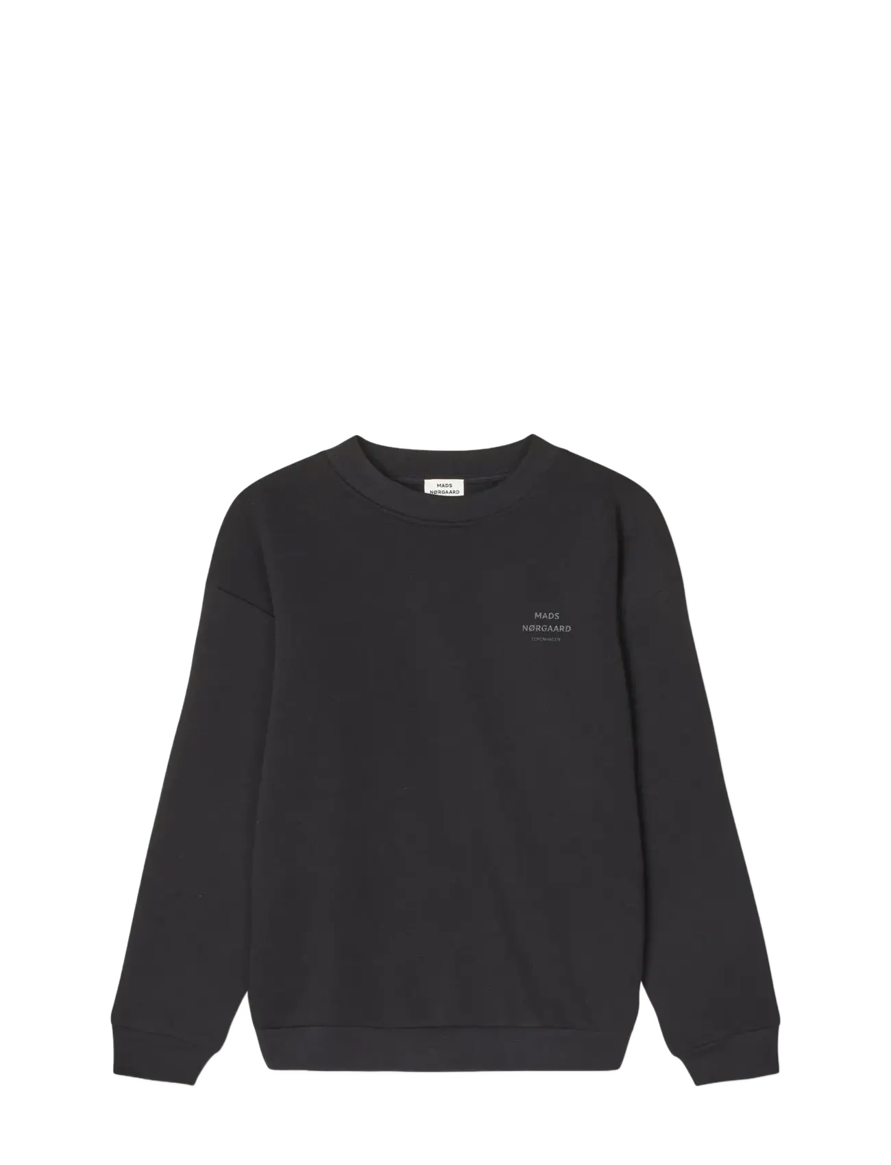 Mads Nørgaard - Mix Sweat Sonar Sweatshirt - sweat-shirt - jet black - 0