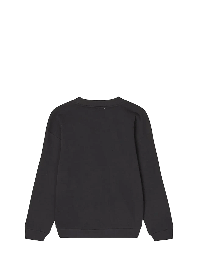 Mads Nørgaard - Mix Sweat Sonar Sweatshirt - dressipluusid - jet black - 1