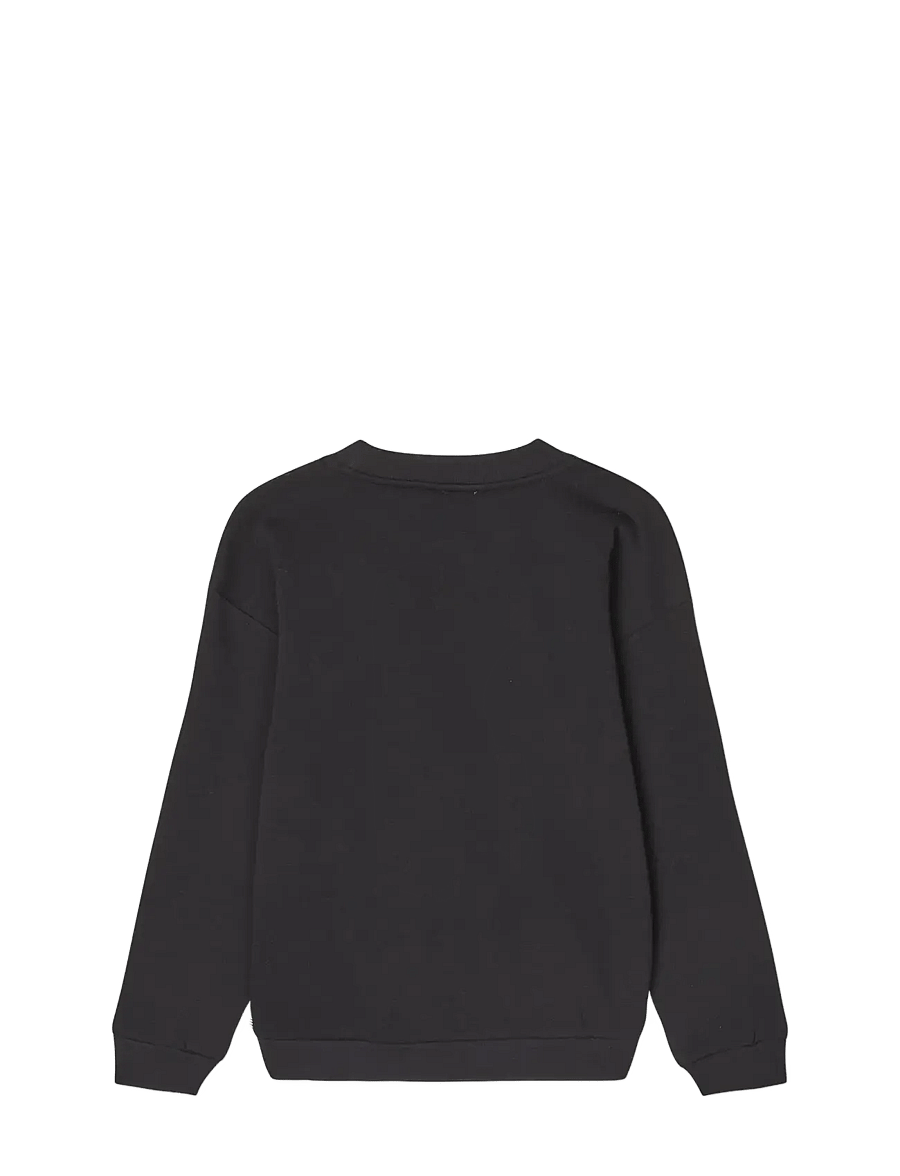 Mads Nørgaard - Mix Sweat Sonar Sweatshirt - sweat-shirt - jet black - 1