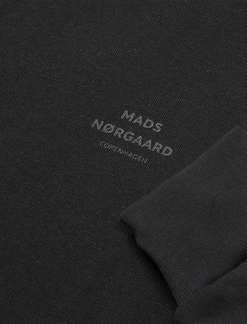 Mads Nørgaard - Mix Sweat Sonar Sweatshirt - dressipluusid - jet black - 2