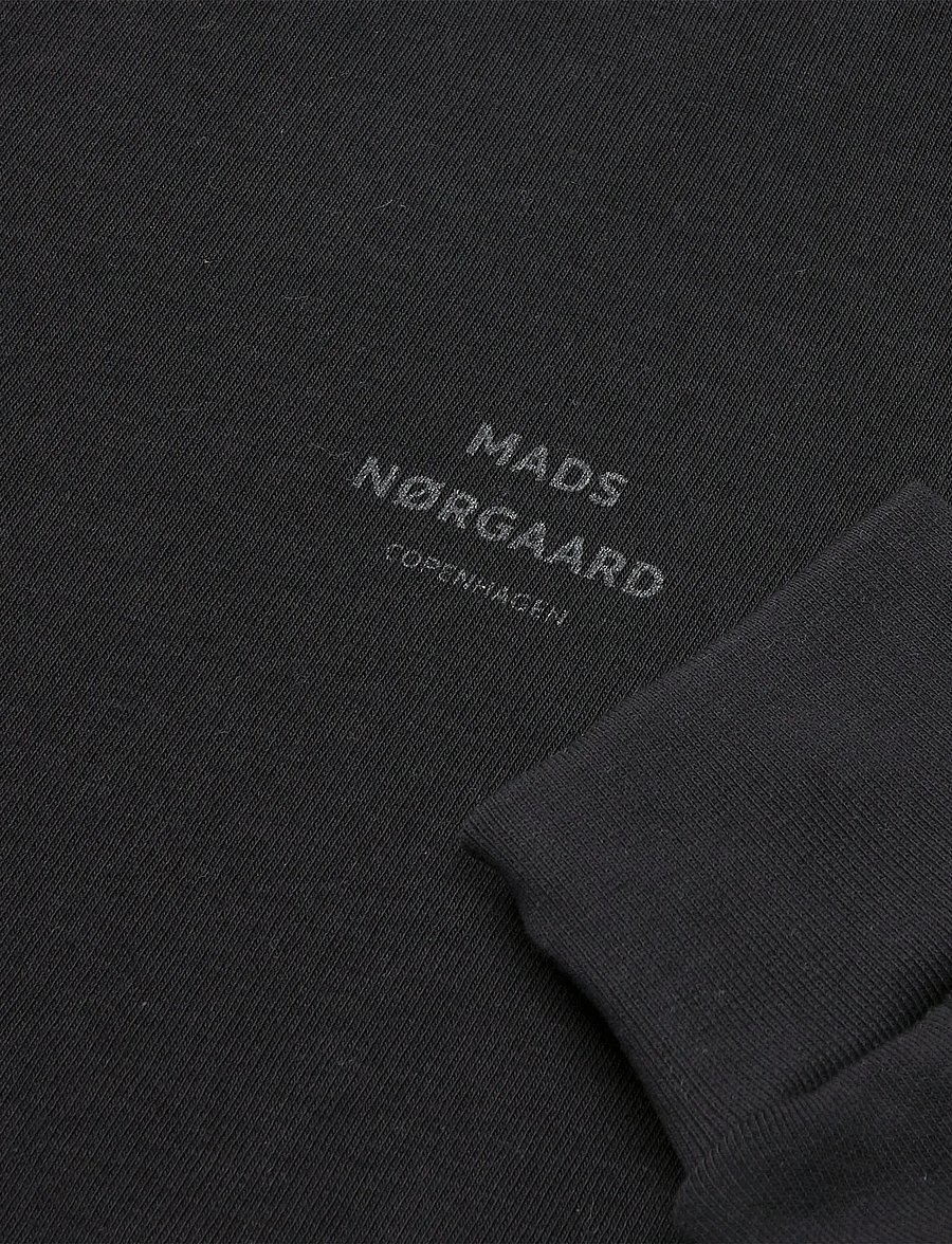 Mads Nørgaard - Mix Sweat Sonar Sweatshirt - sweat-shirt - jet black - 2