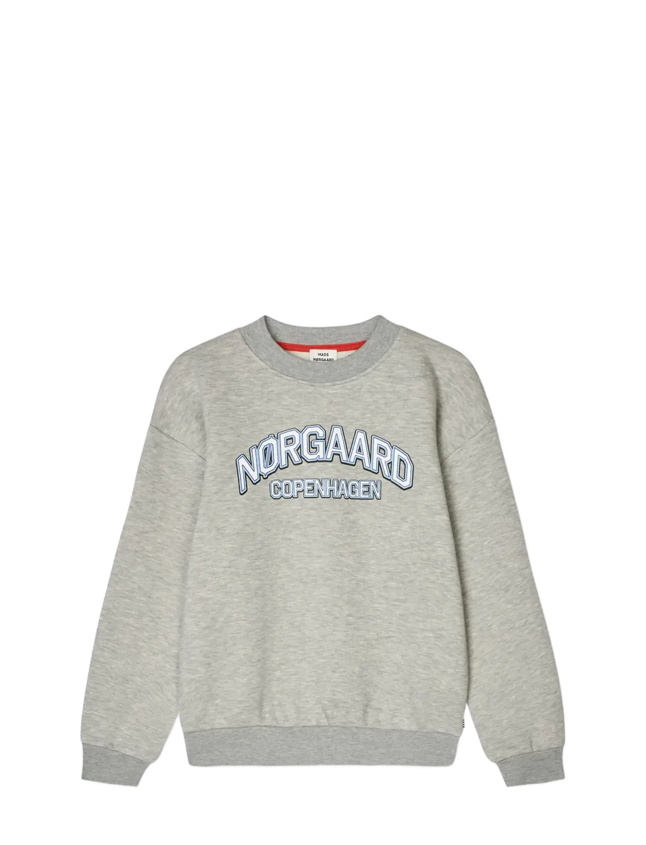 Mads Nørgaard Mix Sweat Sonar Sweatshirt - Mads Nørgaard - LIGHT GREY MELANGE / grey