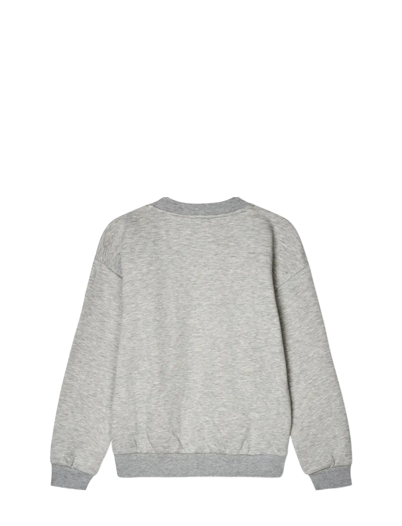 Mads Nørgaard - Mix Sweat Sonar Sweatshirt - sweatshirts - light grey melange - 1
