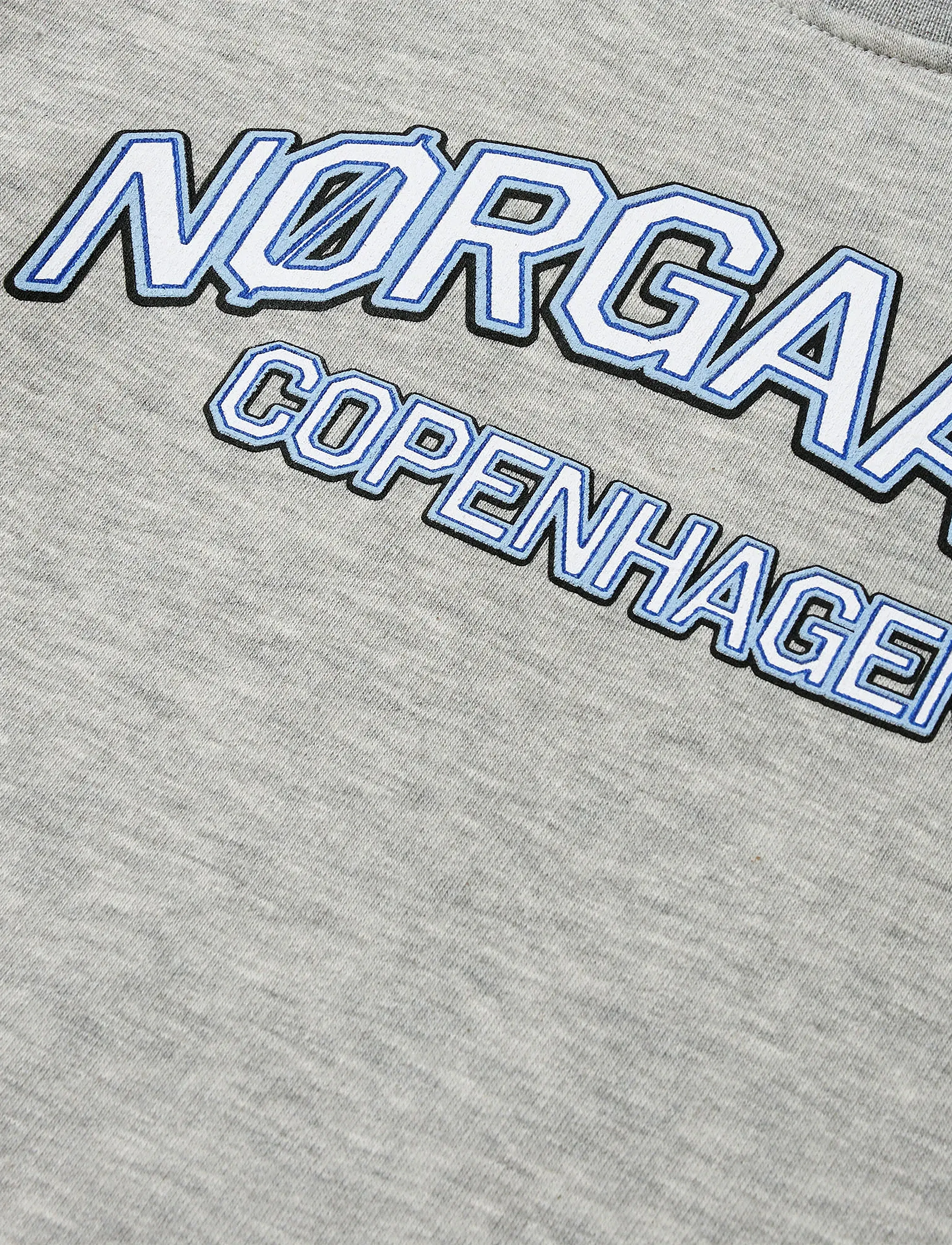 Mads Nørgaard - Mix Sweat Sonar Sweatshirt - sweatshirts - light grey melange - 2
