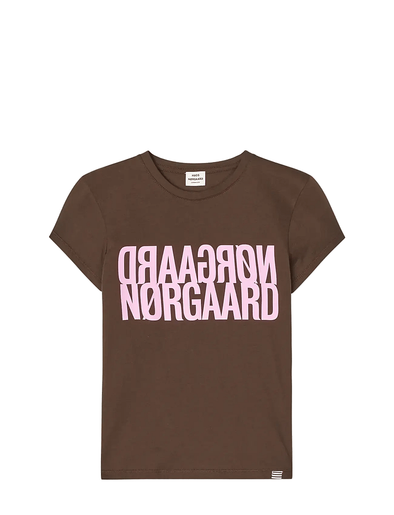 Mads Nørgaard - Single Cotton Tuvina Tee - kurzärmelige - demitasse - 0