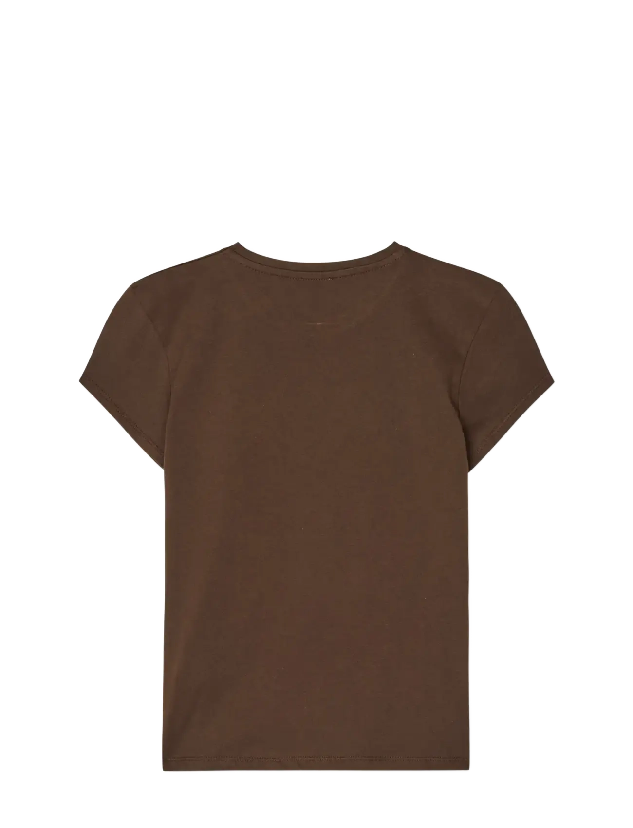 Mads Nørgaard - Single Cotton Tuvina Tee - lyhythihaiset t-paidat - demitasse - 1