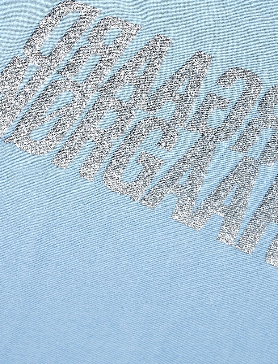 Mads Nørgaard - Single Cotton Tuvina Tee - kortärmade t-shirts - frozen fjord - 2