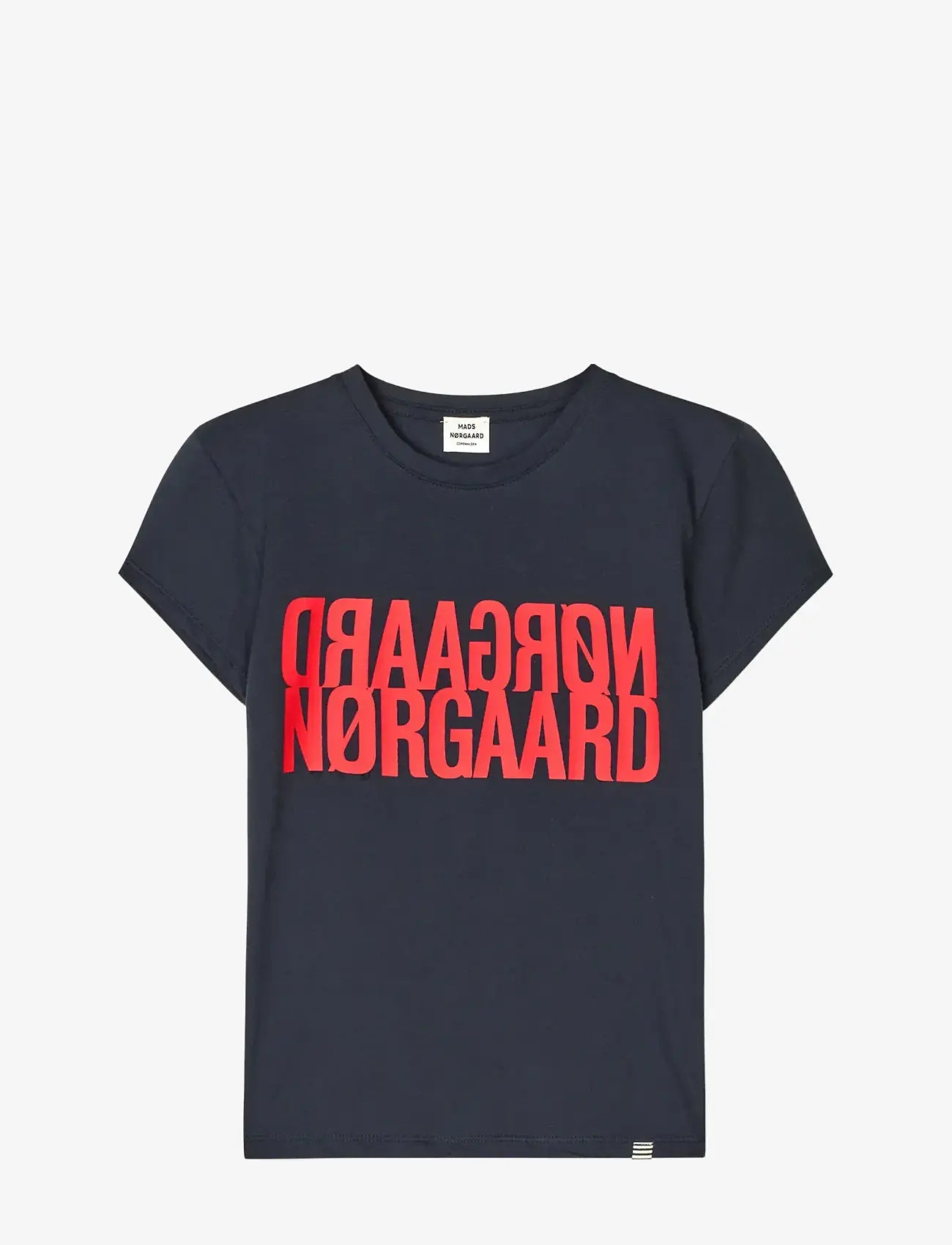 Mads Nørgaard - Single Cotton Tuvina Tee - lühikeste varrukatega t-särgid - parisian night - 0