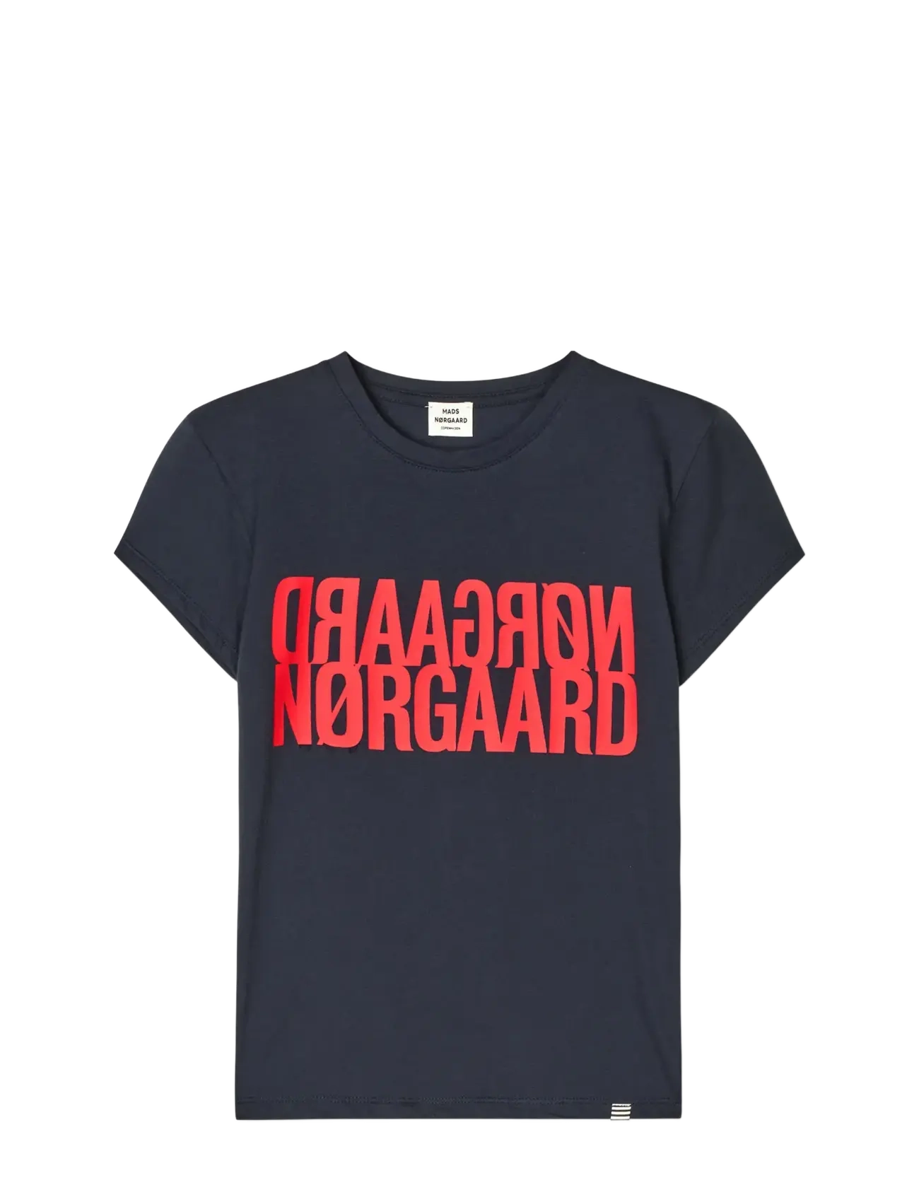 Mads Nørgaard - Single Cotton Tuvina Tee - kurzärmelige - parisian night - 0