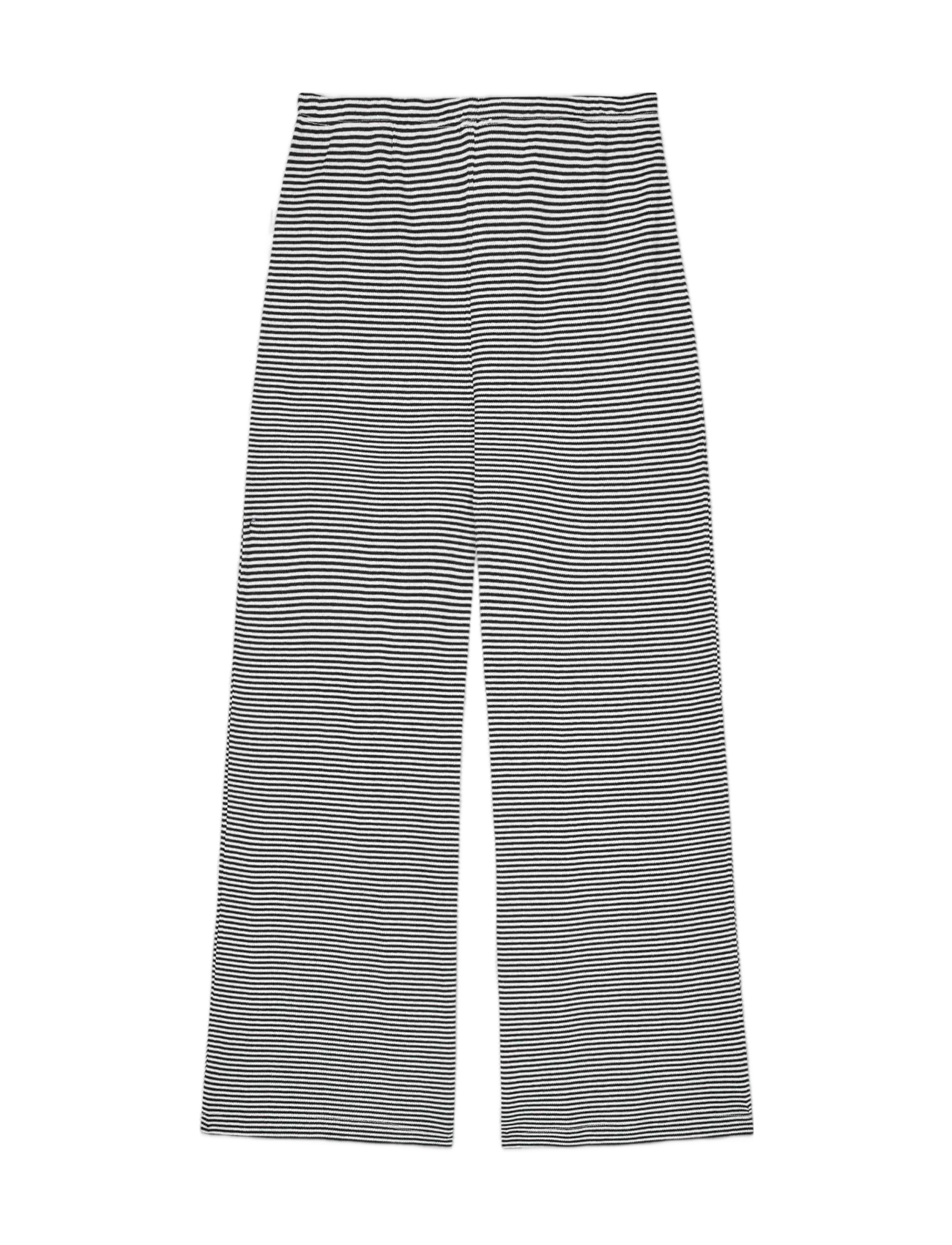 Mads Nørgaard - 2x2 Cotton Stripe Verona Pants - kaufen nach alter - black/vanilla ice - 2