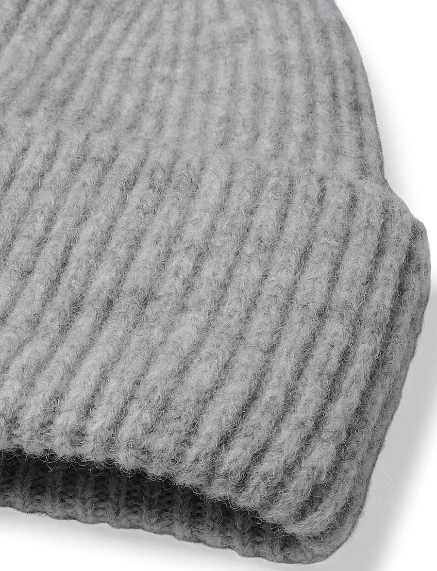 Mads Nørgaard - Tosca Anju Hat - kootud mütsid - light grey melange - 2