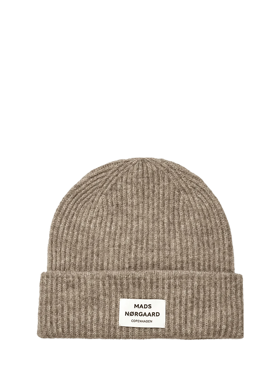 Mads Nørgaard - Tosca Anju Hat - kootud mütsid - roasted cashew - 0